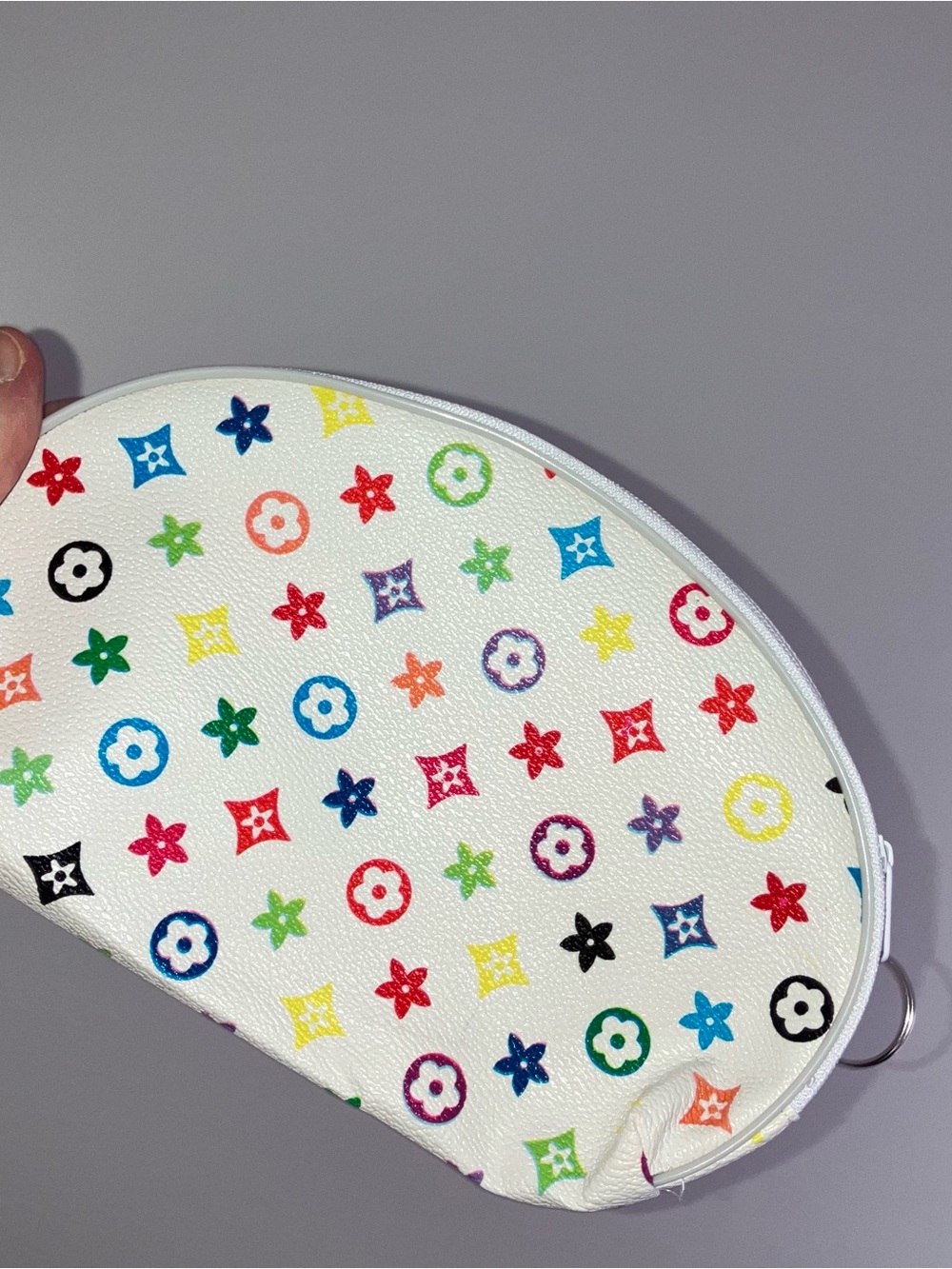 Ulta Colorful Logo Print Cosmetic Bag